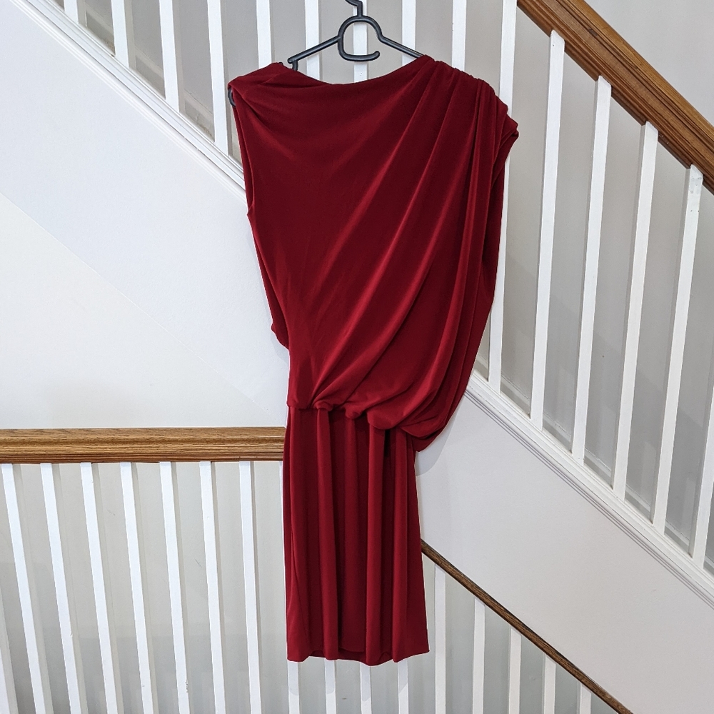 Joeffer Caoc Assymetrical Red Dress - Picture 2 of 9
